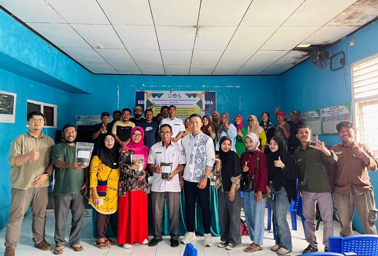 Prodi Peternakan Gelar Pengabdian di Kelurahan Jambula Kota Ternate